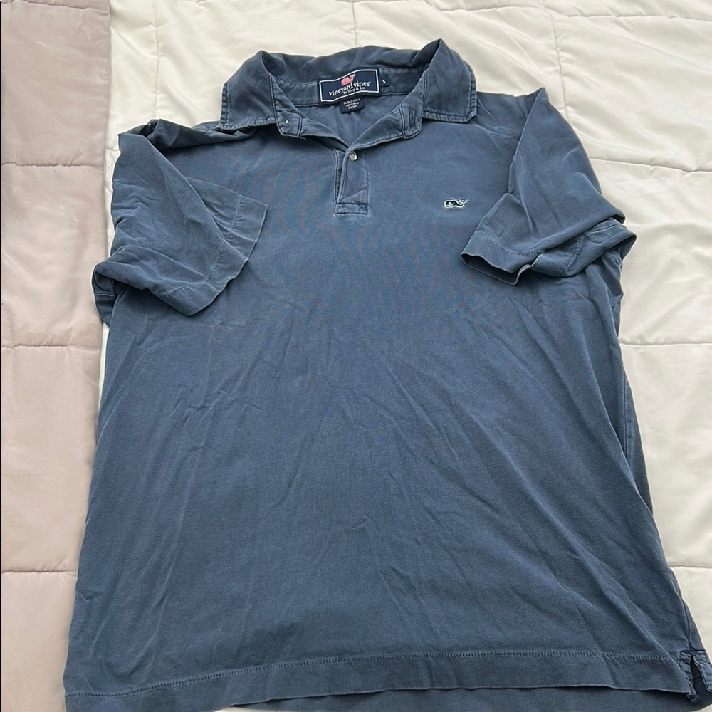 Vineyard Vines Blue Polo Shirt Classic Style